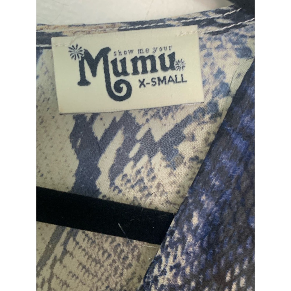 Show Me Your MuMu Rioconda Snakeskin Print‎ Rocky Romper sz XS - Picture 8 of 10